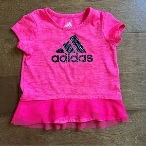 3/$10 ADIDAS Baby girl top 6m